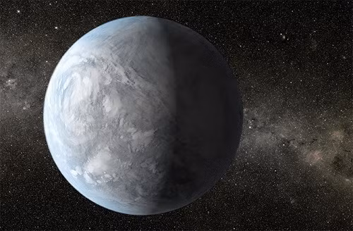 Hành tinh Kepler 62e có thể là hình ảnh của Trái Đất 2,4 tỷ năm trước. Ảnh: NASA 1Earth-8755-1429006336.jpg