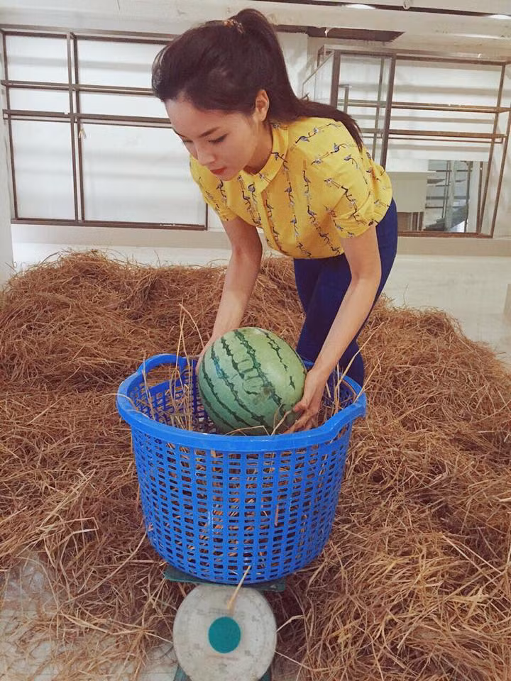 Khánh Thi điệu đà diện váy bầu, Ngọc Trinh hồn nhiên ăn vặt