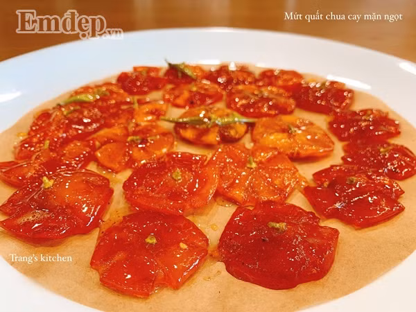 Cách làm mứt quất ăn Tết ngon "bất bại" của mẹ đảm 8X ảnh 1