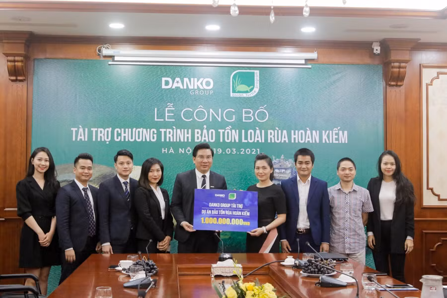 Lễ công bố chương trình tài trợ bảo tồn rùa Hoàn Kiếm cho Chương trình bảo tồn rùa Châu Á (ATP)