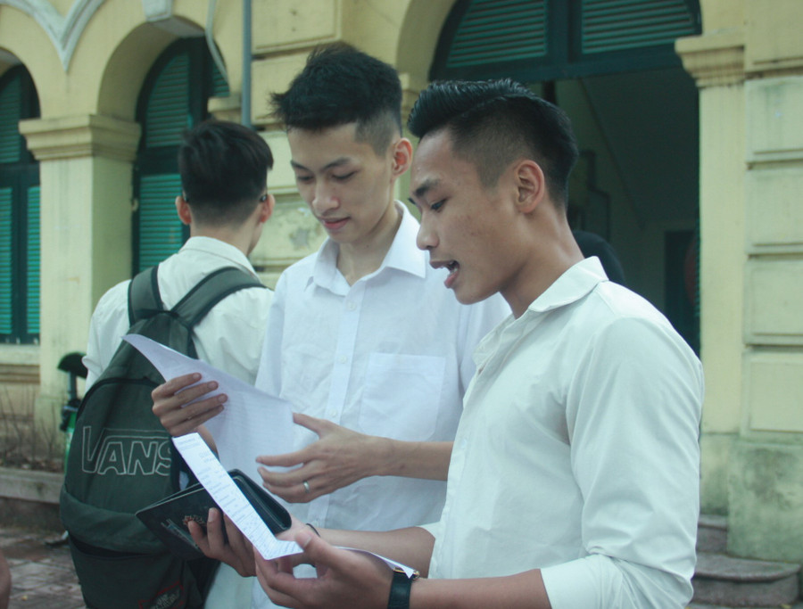 Thí sinh thi tốt nghiệp THPT.