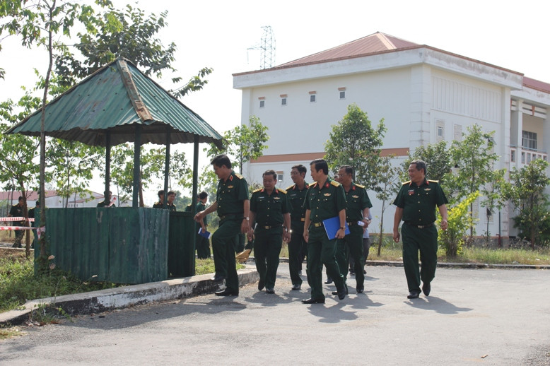 Khu vực gác trực cổng khu vực cách ly.