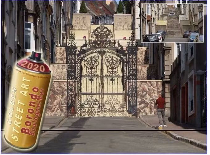 Tác phẩm nghệ thuật đường phố được cho là đẹp nhất của Pháp năm 2020.