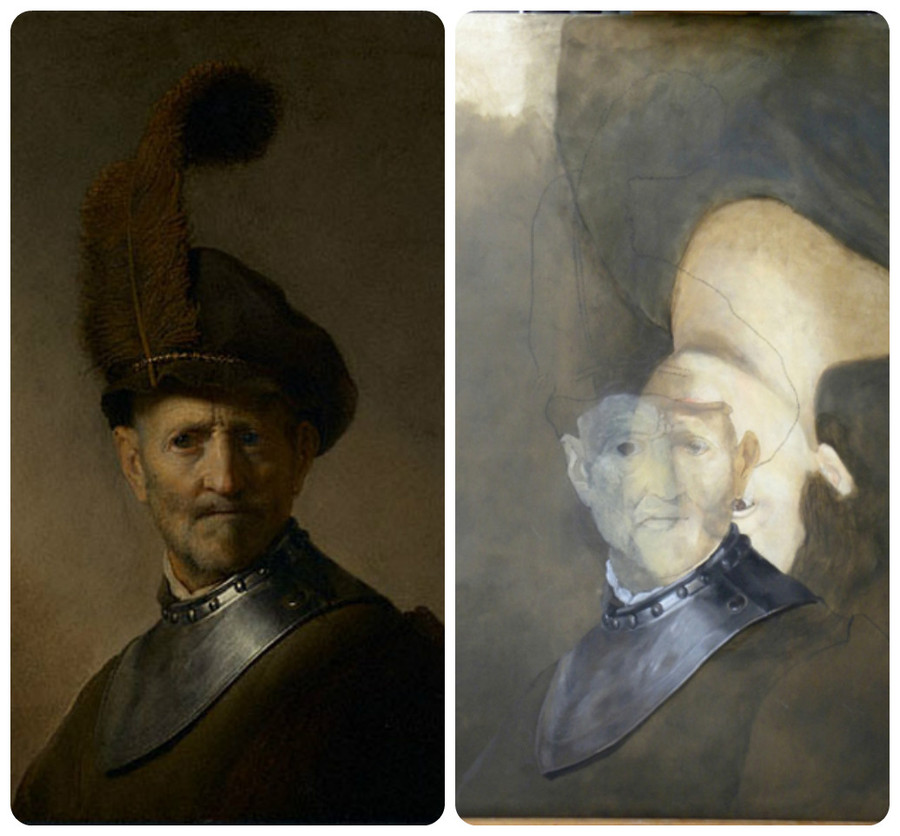 Bức Old Man in Military Costume của họa sĩ Rembrandt van Rijn hoàn thành năm 1631
