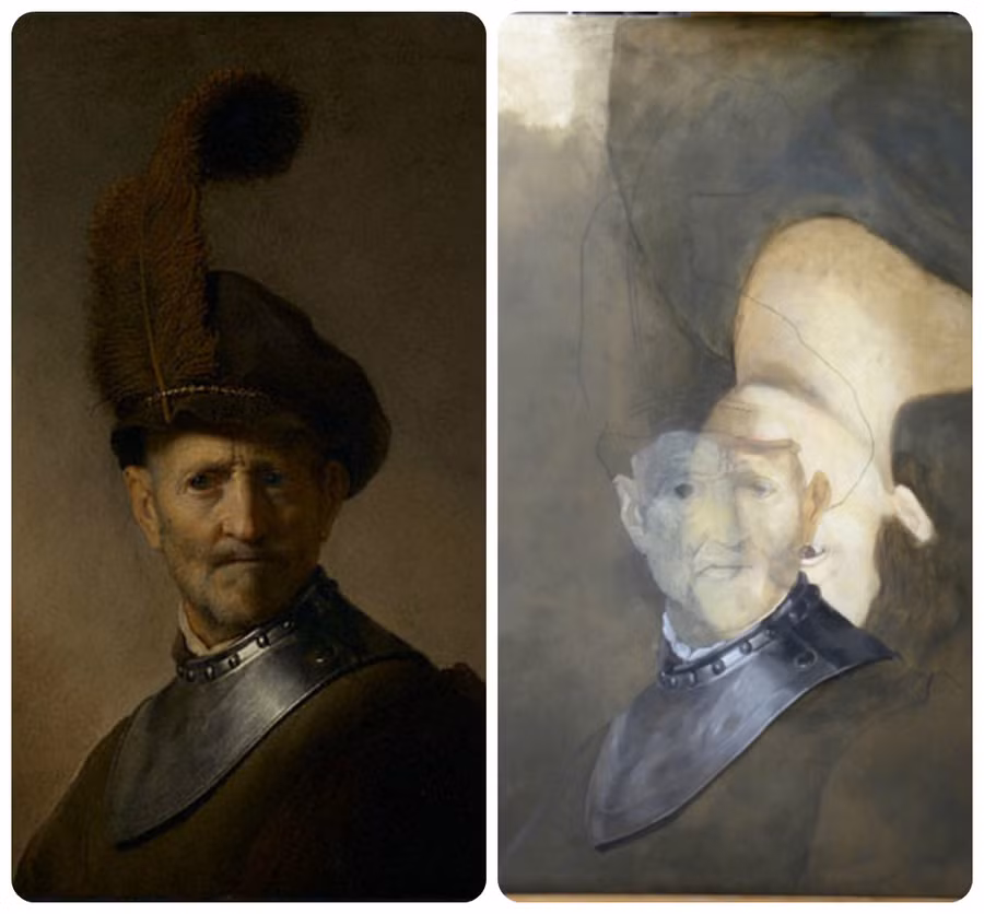 Bức Old Man in Military Costume của họa sĩ Rembrandt van Rijn hoàn thành năm 1631