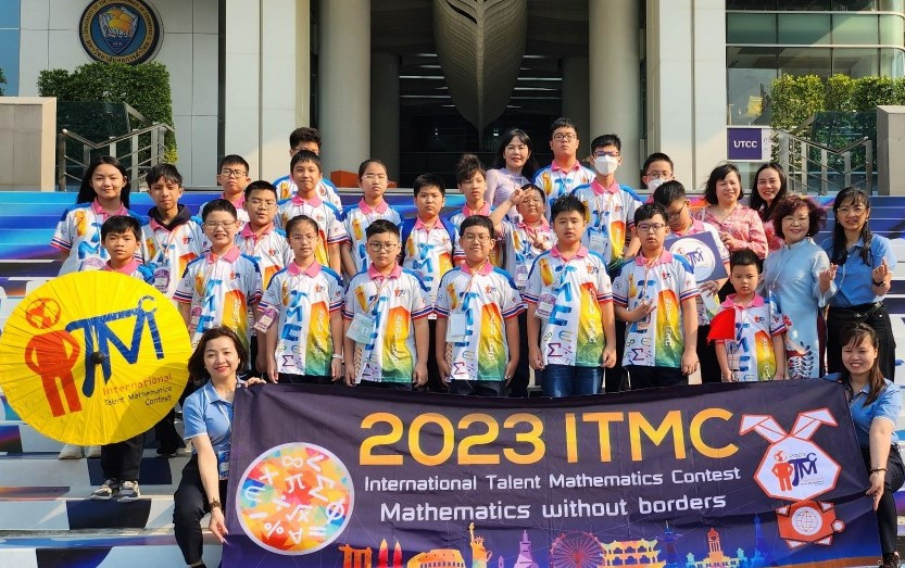 Đội tuyển Việt Nam tham gia chung kết cuộc thi tìm kiếm tài năng Toán học quốc tế (ITMC) 2023. Đội tuyển Việt Nam tham gia chung kết cuộc thi tìm kiếm tài năng Toán học quốc tế (ITMC) 2023.