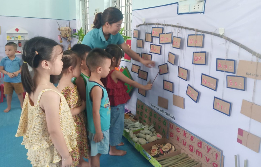 Chất lượng giáo dục ở Lai Châu có bước phát triển đồng bộ từ cấp mầm non. Ảnh: Hà Thuận Chất lượng giáo dục ở Lai Châu có bước phát triển đồng bộ từ cấp mầm non. Ảnh: Hà Thuận