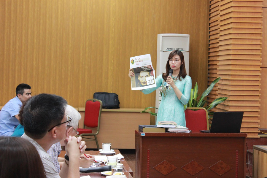 Cô Lưu Thị Thu Hà, trường THPT Việt Đức.