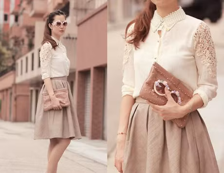 Chan vay xoe ket hop voi ao gi la dep nhat? - Anh 2