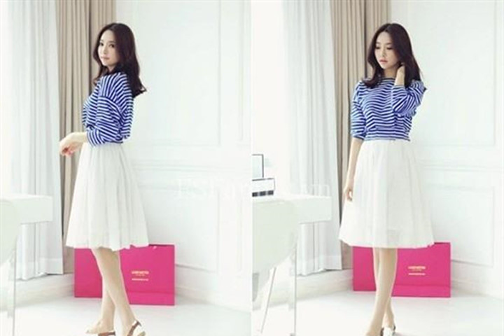 Chân váy xòe kết hợp với áo gì là đẹp nhất?