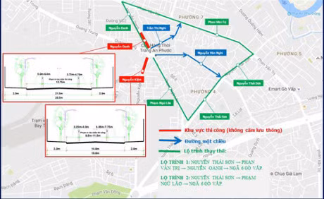 Xay cau vuot thep hon 400 ty dong o nga sau Go Vap - Anh 1