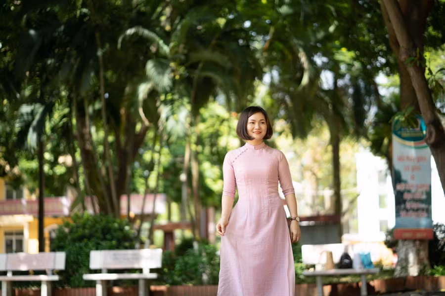 Cô giáo Trần Thị Dung.