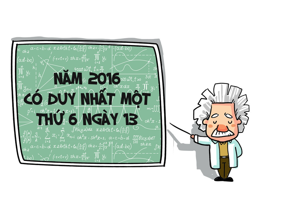 Bằng Toán học, các nhà nghiên cứu đã tính toán được, một năm bất kỳ có ít nhất một thứ 6 ngày 13 và nhiều nhất là ba ngày. Năm nay, thế giới chỉ phải "đón nhận" duy nhất một lần xui xẻo.