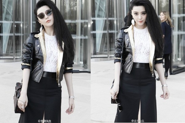 Phạm Băng Băng mang phong cách cá tính tới Paris ảnh 4 Phạm Băng Băng mang phong cách cá tính tới Paris