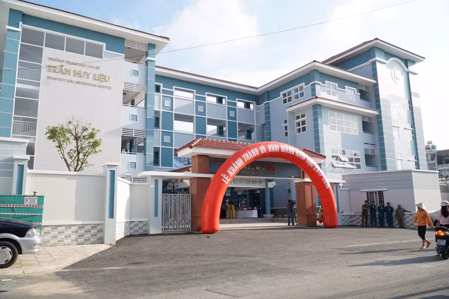 Ngôi trường hiện đại đáp ứng việc học 2 buổi/ngày