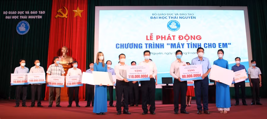 Các cơ sở giáo dục thành viên và các đơn vị trực thuộc Đại học Thái Nguyên tích cực hưởng ứng tham gia ủng hộ chương trình.