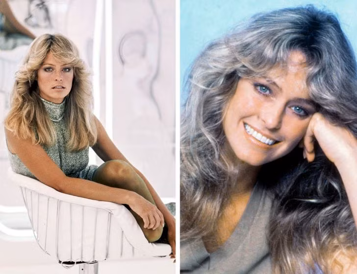 Farrah Fawcett.