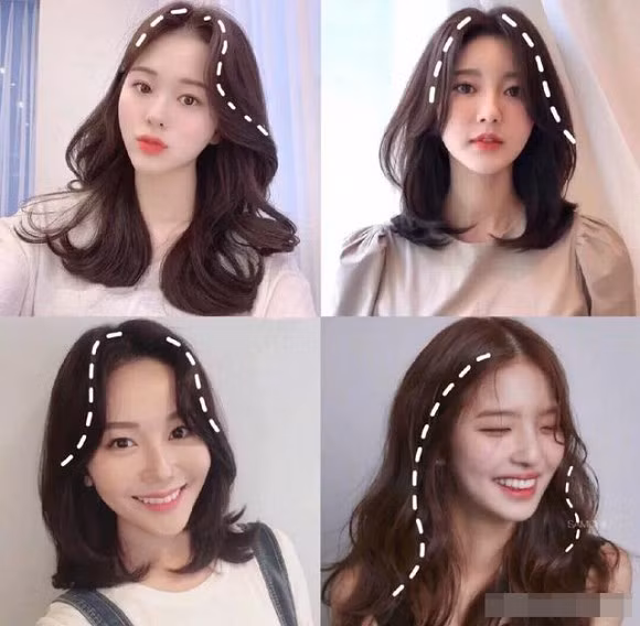 tóc đẹp, chọn kiểu tóc phù hợp khuon mặt, mặt tròn, mặt dài, mặt trái tim, mặt kim cương, mặt trứng ngỗng, trái xoan