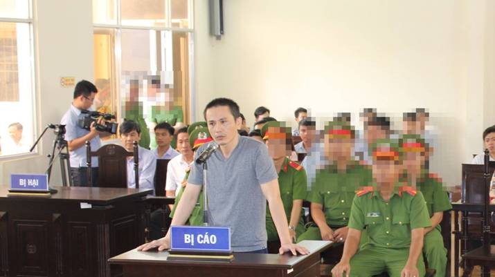 Bị cáo Vững tại tòa. (Ảnh: CTV).