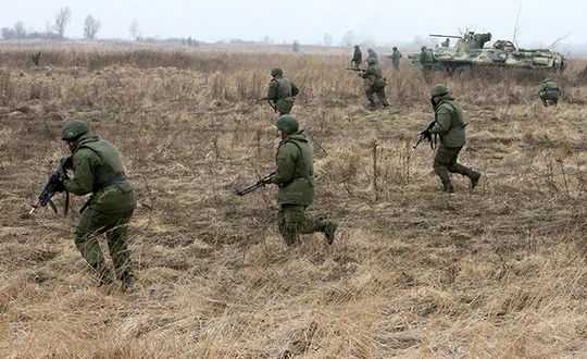 Nga tập trận hàng loạt trên bán đảo Crimea