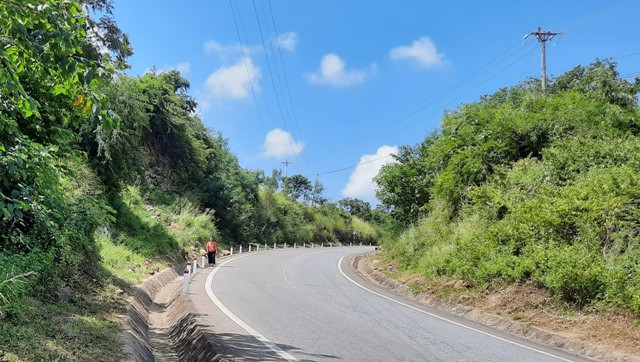 Dốc Ba Cô hiểm trở một thời giờ đã đi vào huyền thoại” của người dân Chơ Glong. Ảnh: TG