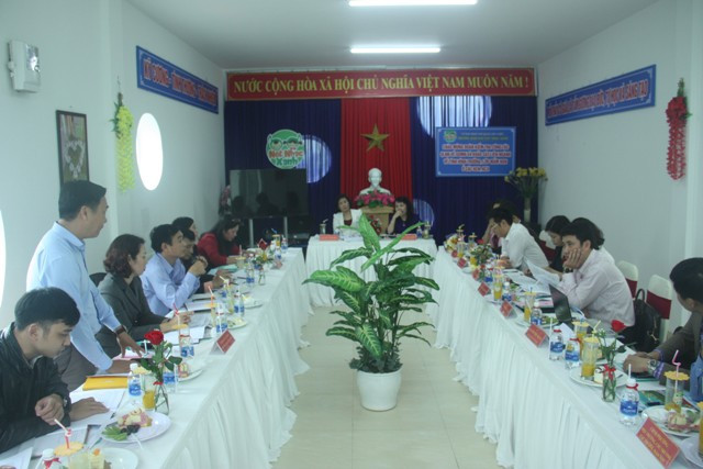 Đoàn công tác liên ngành làm việc với UBND quận Liên Chiểu (Đà Nẵng)