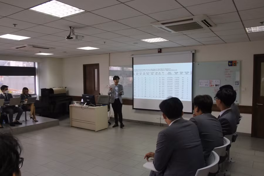 Một tiết học của sinh viên khoa Du lịch, trường ĐH Hoa Sen.