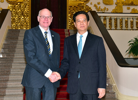 Thủ tướng Nguyễn Tấn Dũng tiếp Chủ tịch Quốc hội CHLB Đức Nobert Lammert