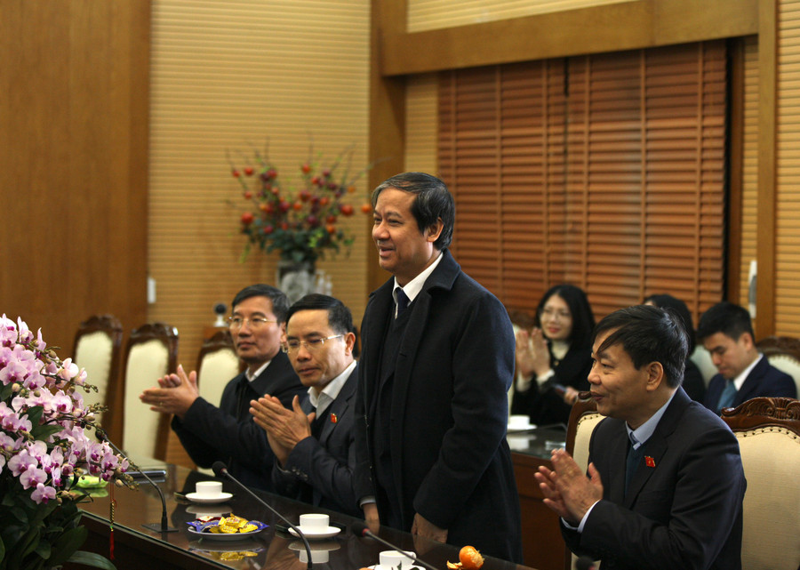 Bộ trưởng Nguyễn Kim Sơn phát biểu. Bộ trưởng Nguyễn Kim Sơn phát biểu.