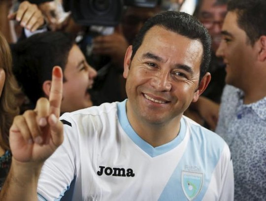 Guatemala: Diễn viên hài lên làm tổng thống ảnh 1 Diễn viên hài Jimmy Morales. Ảnh: Reuters