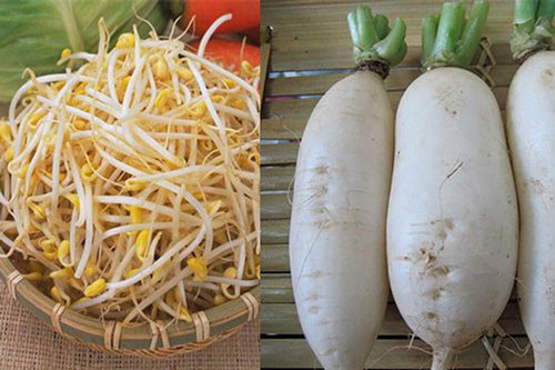 Dùng giá đỗ củ cải theo cách nay, nám tàn nhang bay hết sau 1 tuần