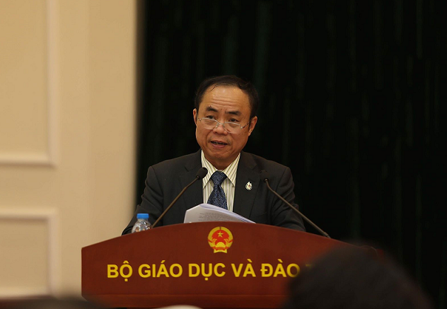 Ông Trần Bá Dung - Ủy viên Ban Thường vụ, Trưởng ban Nghiệp vụ Hội nhà báo Việt Nam công bố Thể lệ Giải báo chí toàn quốc “Vì sự nghiệp giáo dục Việt Nam” năm 2019. Ảnh: Thế Đại. Ông Trần Bá Dung - Ủy viên Ban Thường vụ, Trưởng ban Nghiệp vụ Hội nhà báo Việt Nam công bố Thể lệ Giải báo chí toàn quốc “Vì sự nghiệp giáo dục Việt Nam” năm 2019. Ảnh: Thế Đại.