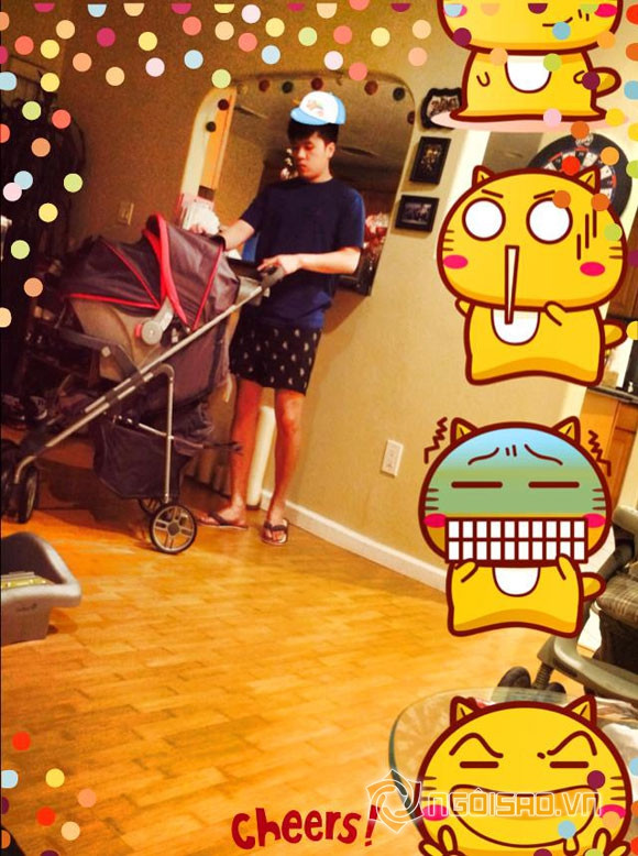 Diễm Hương chia sẻ ngộ nghĩnh việc chăm con ở bệnh viện