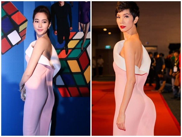 Cùng yêu thích mẫu váy tối giản, tông màu hồng nhẹ nhàng của Lê Thanh Hòa, Xuân Lan mang đến hình ảnh cá tính mạnh mẽ, còn Đặng Thu Thảo trông sang trọng và kiều diễm. Hai người đẹp đều được đánh giá là biết cách phát huy hình ảnh đẹp với trang phục bắt nhịp xu hướng. 10 vụ đụng váy áo mới nhất của mỹ nhân showbiz Việt