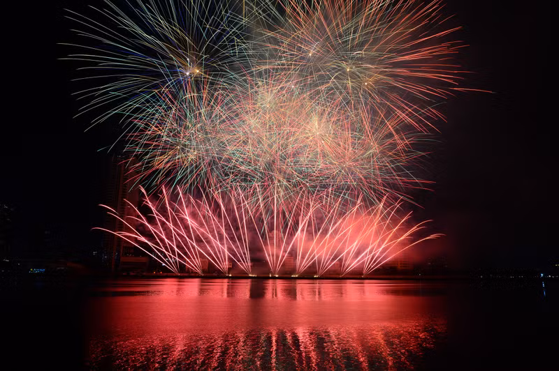 Mãn nhãn màn so kè chưa từng thấy giữa đội pháo hoa Mỹ và Italia