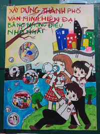 Teen Sài thành diễn thời trang từ đồ tái chế ảnh 11 Teen Sài thành diễn thời trang từ đồ tái chế ảnh 11