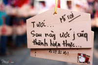 Những điều ước phản cảm của giới trẻ trong lễ hội văn hóa Nhật Bản ảnh 1 Những điều ước ngô nghê, dễ thương như thế này không nhiều.