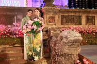 Kỳ Duyên, Ngọc Hân tỏa sáng ở Festival Huế với áo dài ảnh 9