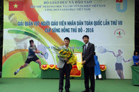 Khai mạc giải quần vợt “Người giáo viên nhân dân” toàn quốc lần thứ VII ảnh 2 Khai mạc giải quần vợt “Người giáo viên nhân dân” toàn quốc lần thứ VII ảnh 2