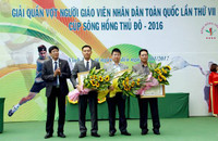 Khai mạc giải quần vợt “Người giáo viên nhân dân” toàn quốc lần thứ VII ảnh 3 Khai mạc giải quần vợt “Người giáo viên nhân dân” toàn quốc lần thứ VII ảnh 3