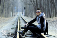 Nam sinh nổi danh cộng đồng người Việt tại Ukraina ảnh 2 Chàng du học sinh điển trai nổi danh với chú Mèo mun