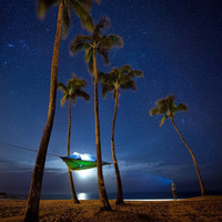 Ban đầu, lều võng không nên treo quá cao.