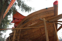 Cận cảnh tàu “67” vỏ gỗ đầu tiên tại miền Trung ảnh 2 Cận cảnh tàu “67” vỏ gỗ đầu tiên tại miền Trung ảnh 2