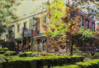 Thieu nu tuyet dep qua nhung net ve tranh mau nuoc 