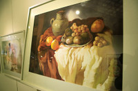 Thieu nu tuyet dep qua nhung net ve tranh mau nuoc 