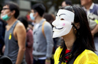 Xem thời trang mặt nạ của người biểu tình Hồng Kông ảnh 11