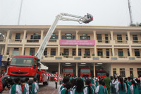 Nghệ An: Rèn luyện kỹ năng phòng cháy chữa cháy cho học sinh tiểu học ảnh 9 Nghệ An: Rèn luyện kỹ năng phòng cháy chữa cháy cho học sinh tiểu học ảnh 9