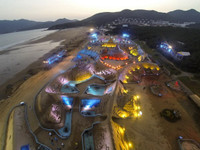 Độc đáo triển lãm nghệ thuật điêu khắc cát quốc tế ảnh 2