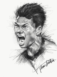 8x vẽ tranh sống động như thật về U23 Việt Nam ảnh 8