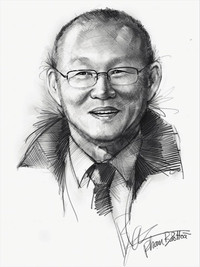 8x vẽ tranh sống động như thật về U23 Việt Nam ảnh 1